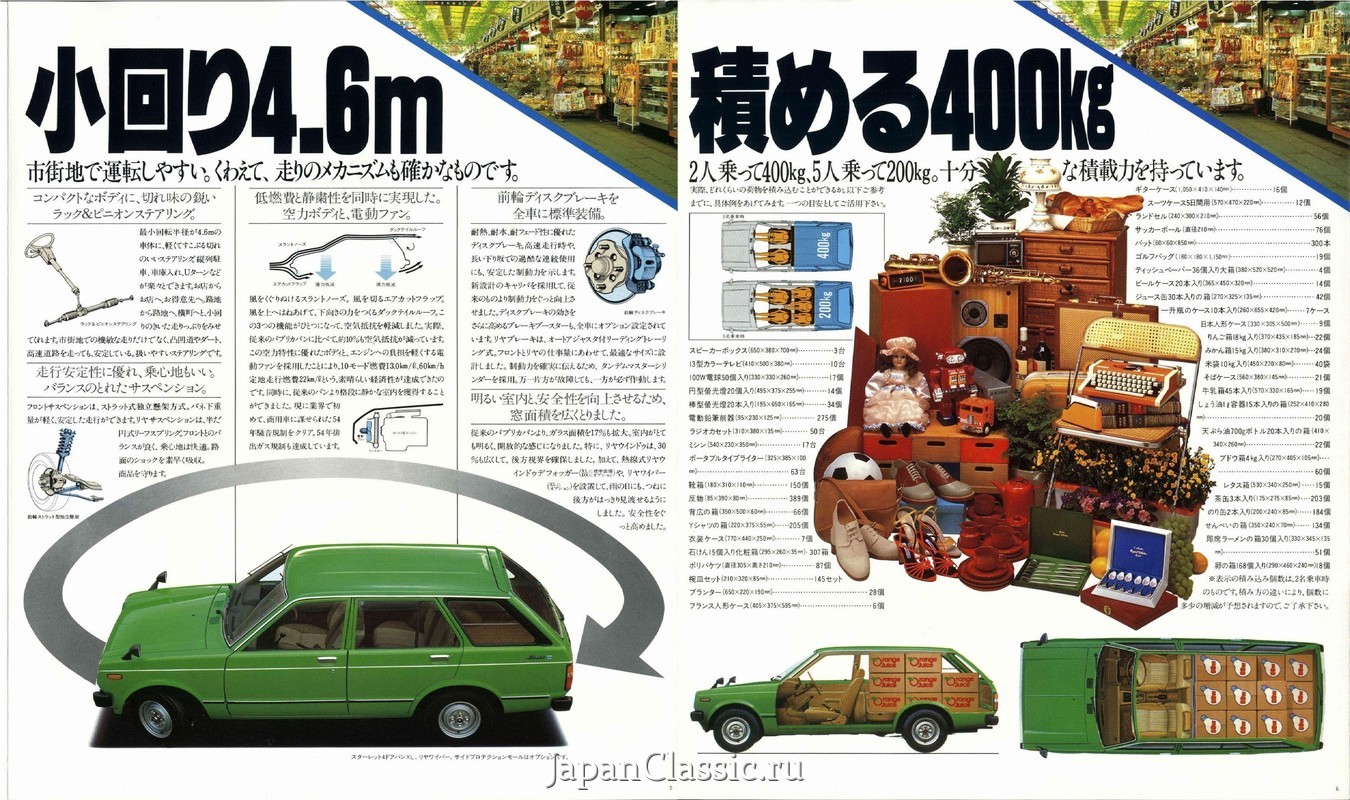 Toyota Starlet 1978 VAN P60 - JapanClassic
